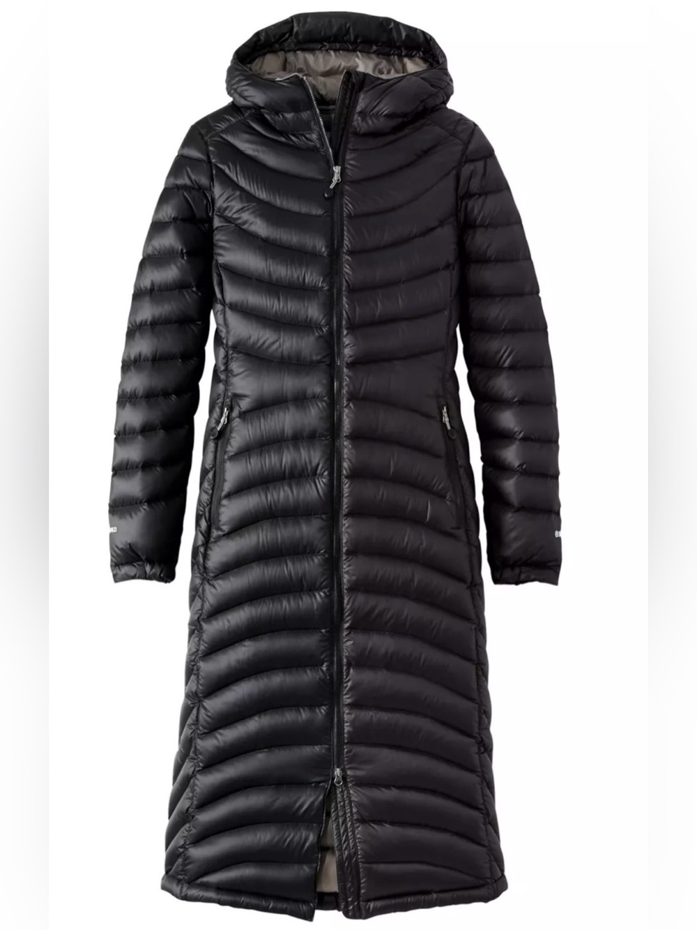 Women’s LL Bean Ultralight 850 down long coat small